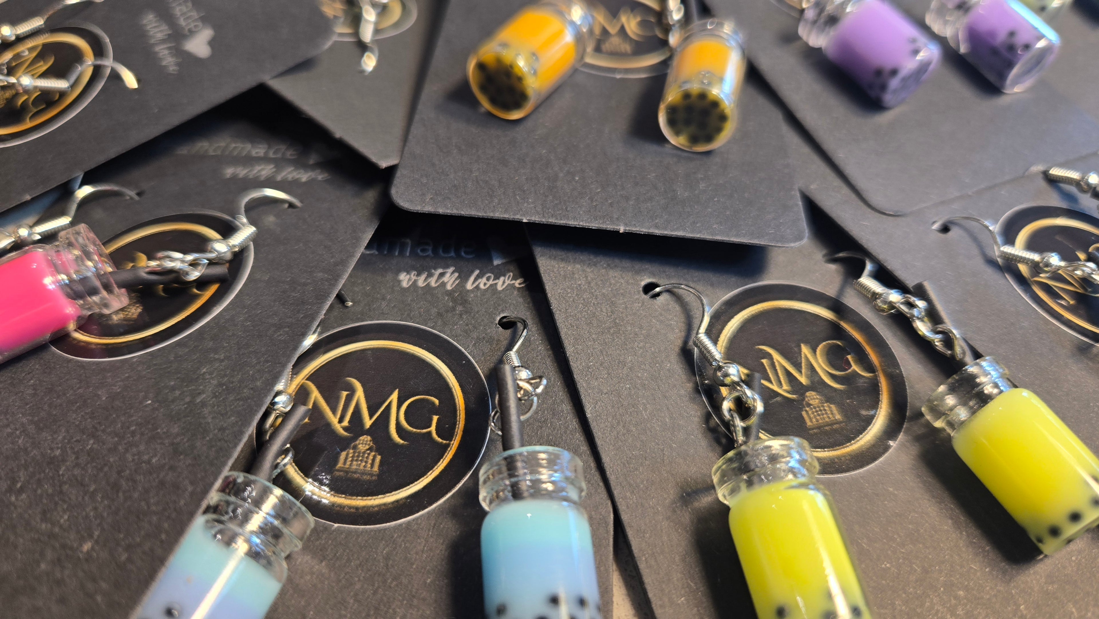BUBBLE TEA EARRINGS