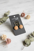 MACARON EARRINGS (BROWN)