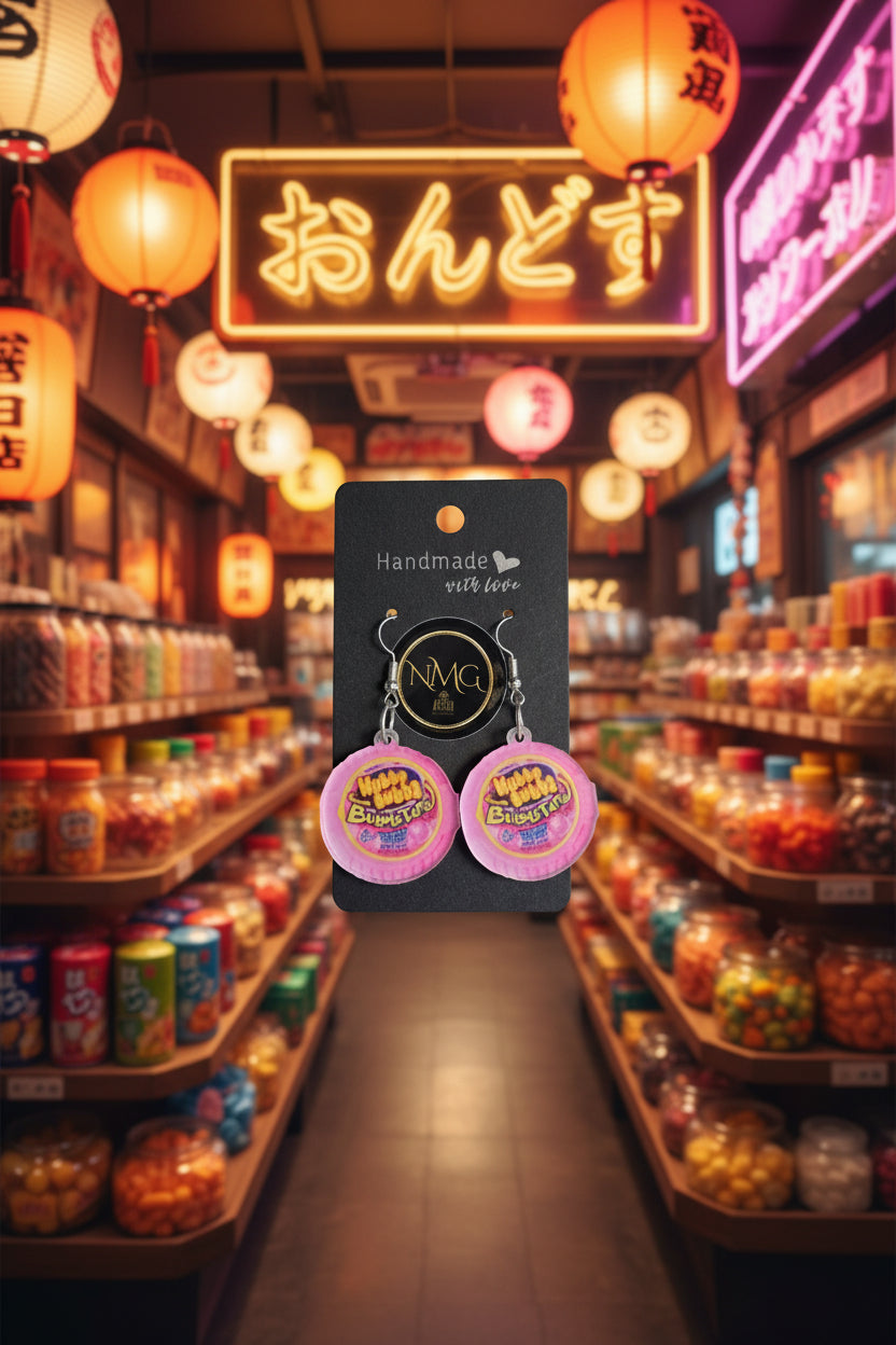 NOVELTY SNACK EARRINGS (HUBBA BUBBA)