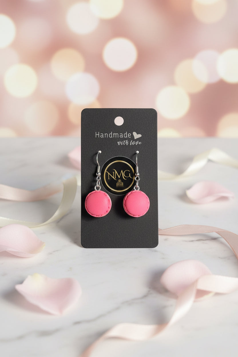 MACARON EARRINGS (PINK)