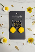 MACARON EARRINGS (YELLOW)