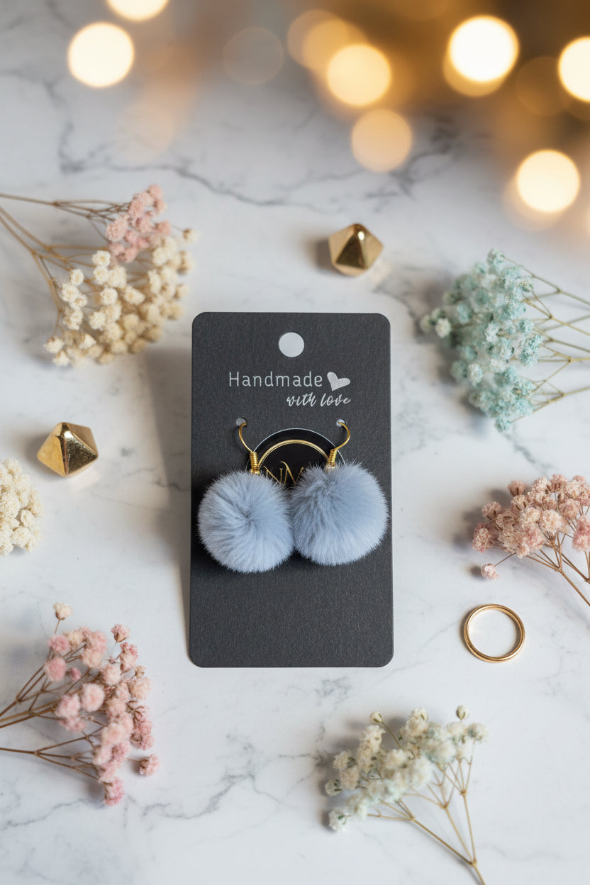 POM-POM (GRAYISH/BLUE)