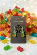 GUMMY BEAR EARRINGS (GREEN/YELLOW)