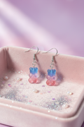 GUMMY BEAR EARRINGS (PURPLE/PINK)