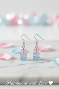 GUMMY BEAR EARRINGS (LIGHT PINK/BLUE)
